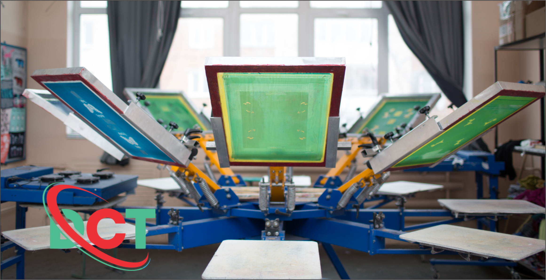 Screen printing on t-shirts